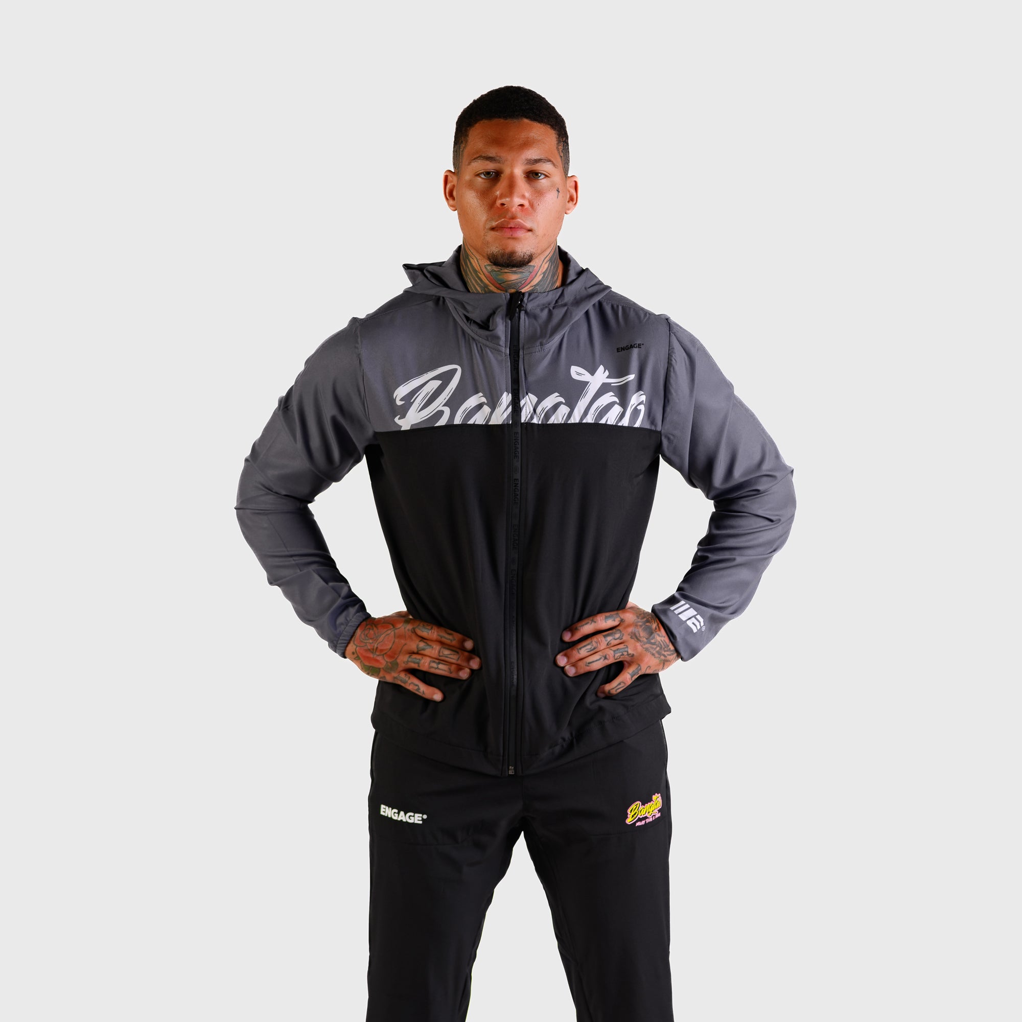 Bangtao Two-Tone Tracksuit Jacket (Grey)