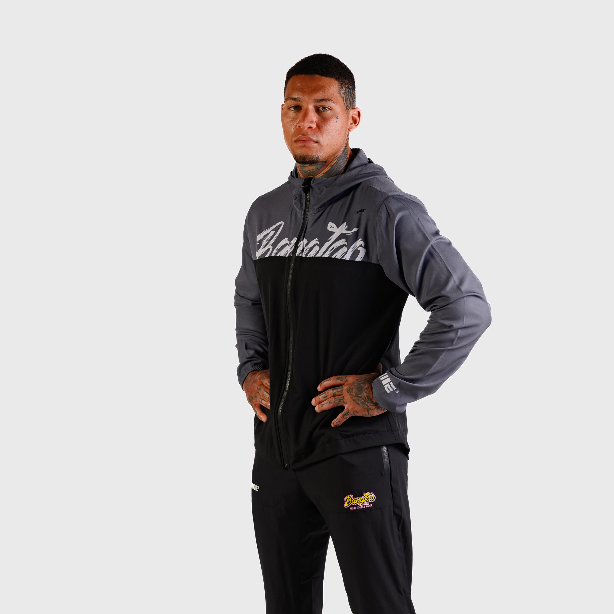 Bangtao Two-Tone Tracksuit Jacket (Grey)