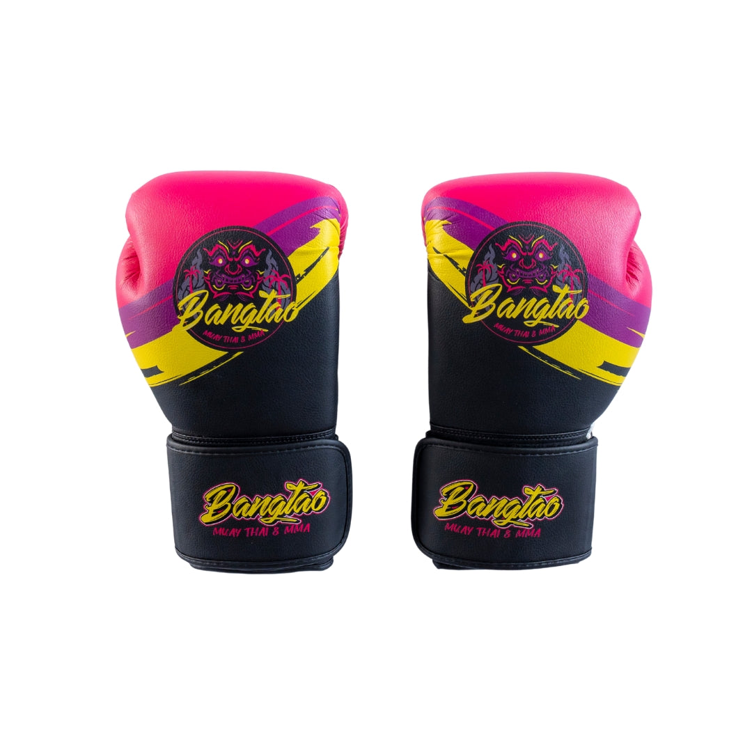 Colorful boxing shops gloves