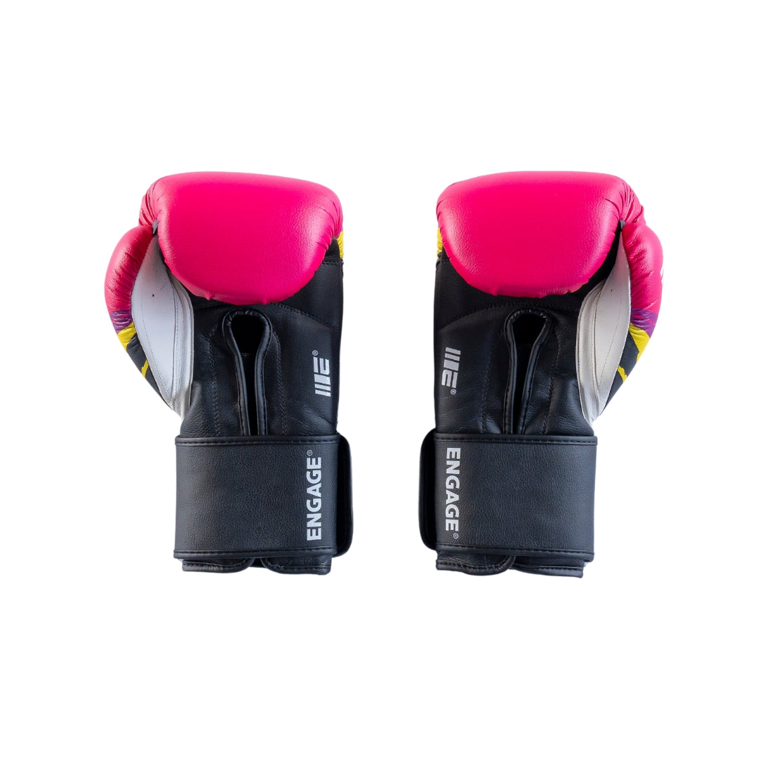 Tri-Color Boxing Gloves